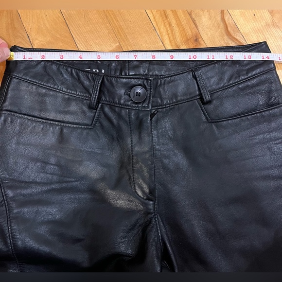 DIMITRI Size 4 Vintage Women’s Leather Pants Flared - Picture 5 of 6